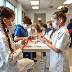 Alunos vão parar no hospital após compartilharem agulhas em feira de ciências em colégio privado do Recreio
